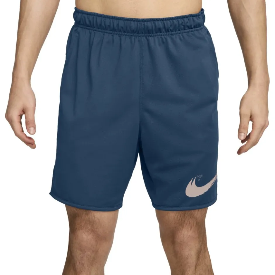 Broeken < Nike Dri-FIT Totaity 7" Fitness Shorts Heren - bue force/sit red HV0387-415