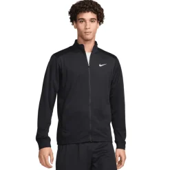 Jacks|Jassen & Vesten < Nike Dri-FIT Totality Knit Jas Heren - zwart/wit FV8962-010