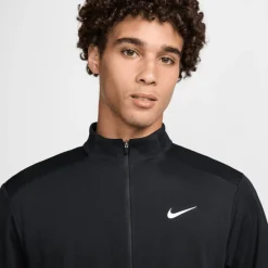 Jacks|Jassen & Vesten < Nike Dri-FIT Totality Knit Jas Heren - zwart/wit FV8962-010