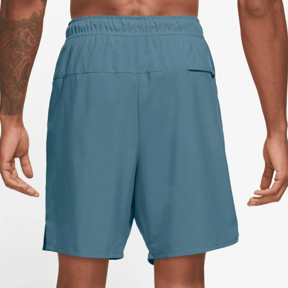 Broeken < Nike Dri-FIT Unlined Woven Korte Broek 7" Heren - mokey blue/black/mokey blue DV9340-006
