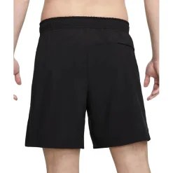 Broeken < Nike Dri-FIT Unlined Woven Korte Broek 7" Heren - zwart/zwart/zwart DV9340-010
