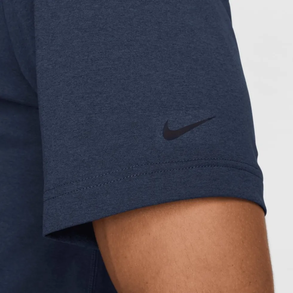 Nike Dri-FIT UV Hyverse Swoosh T-Shirt Heren - thunder blue/black HJ3074-437