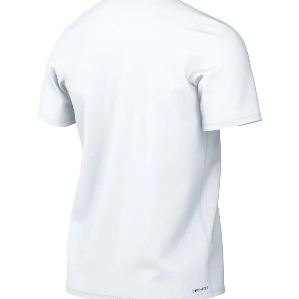 Nike Dri-FIT UV Hyverse T-Shirt Fitness Heren - wit/zwart DV9839-100