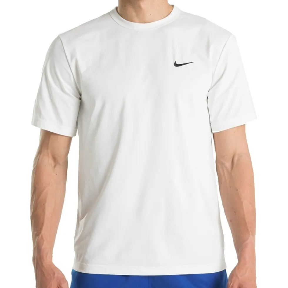 Nike Dri-FIT UV Hyverse T-Shirt Fitness Heren - wit/zwart DV9839-100