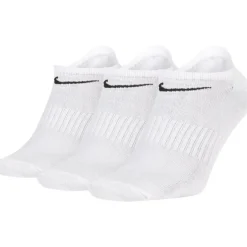 Nike Everyday Lightweight No-Show Trainingssokken (3 Paar) - wit/zwart SX7678-100