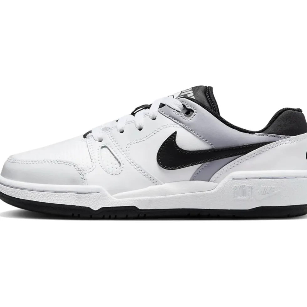 Nike Full Force Low Schoenen Kinderen - white/black-pewter FV5929-101