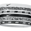 Nike Hoofdbanden Printed (Set van 6) - zwart/wit 010