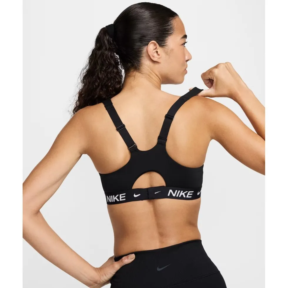 Nike Indy Sportbeha met sterke ondersteuning Dames - zwart/zwart/wit FD1068-011