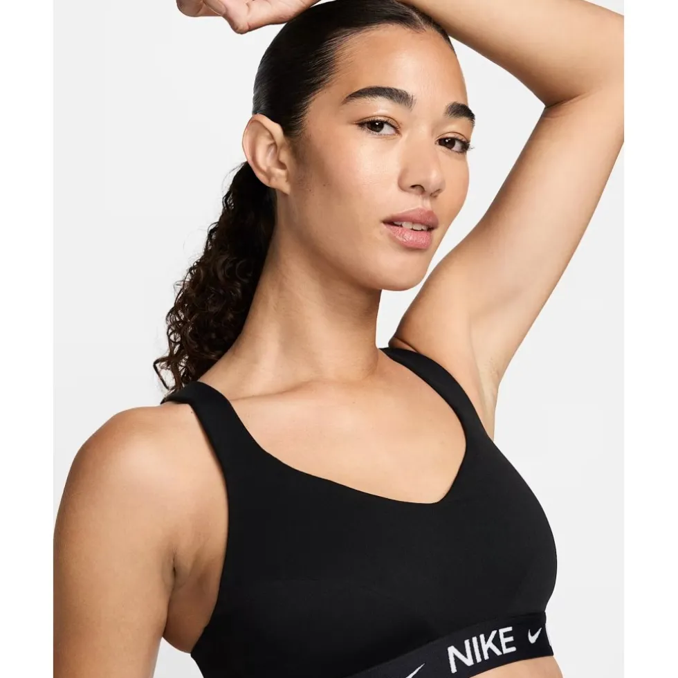 Nike Indy Sportbeha met sterke ondersteuning Dames - zwart/zwart/wit FD1068-011