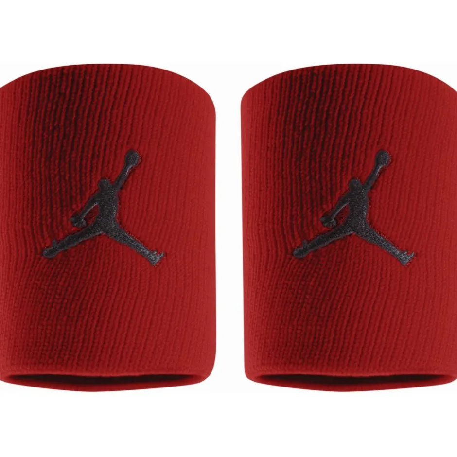 Accessoires < Nike Jordan Jumpman Zweetpolsband (Set van 2) - gym red/black 605