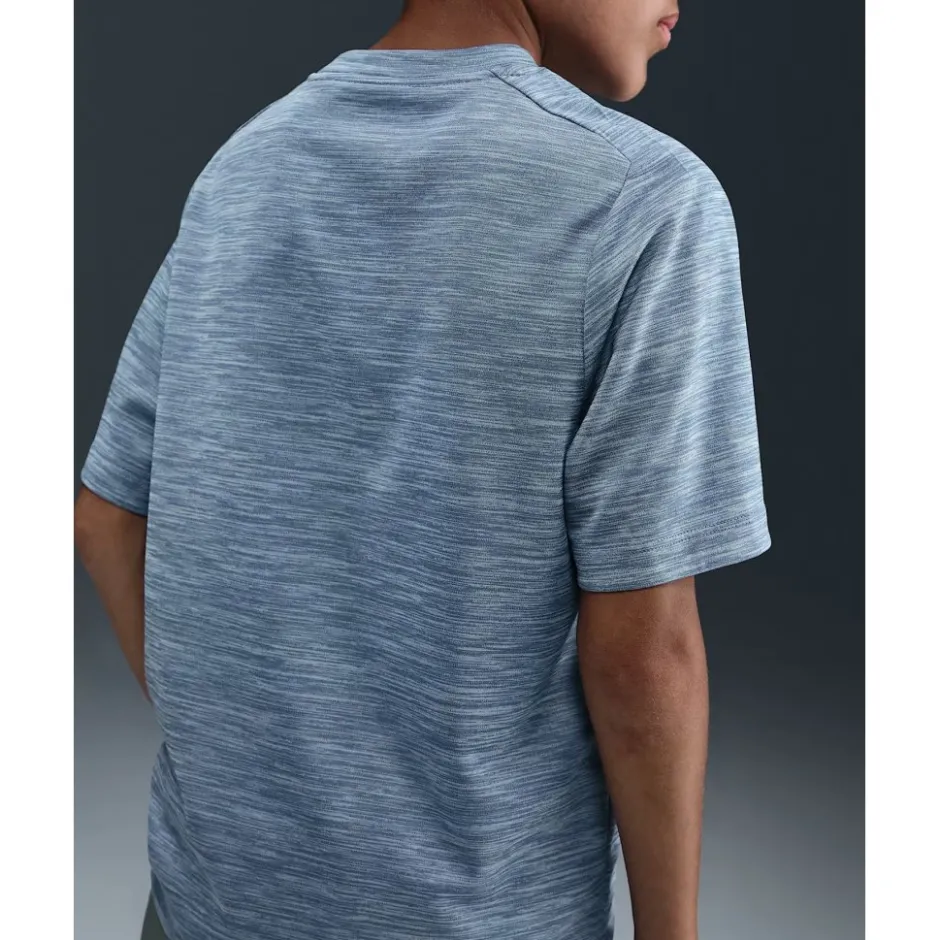 T-Shirts & Tops < Nike uti Dri-FIT hirt KInderen - word indigo/ceetine bue/white HJ3771-499