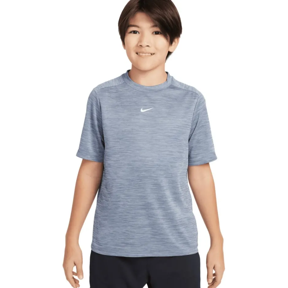 T-Shirts & Tops < Nike uti Dri-FIT hirt KInderen - word indigo/ceetine bue/white HJ3771-499
