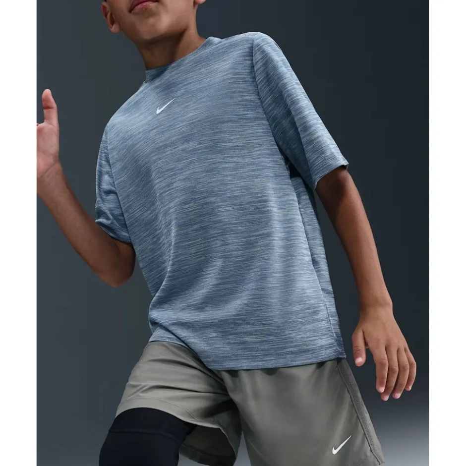 T-Shirts & Tops < Nike uti Dri-FIT hirt KInderen - word indigo/ceetine bue/white HJ3771-499