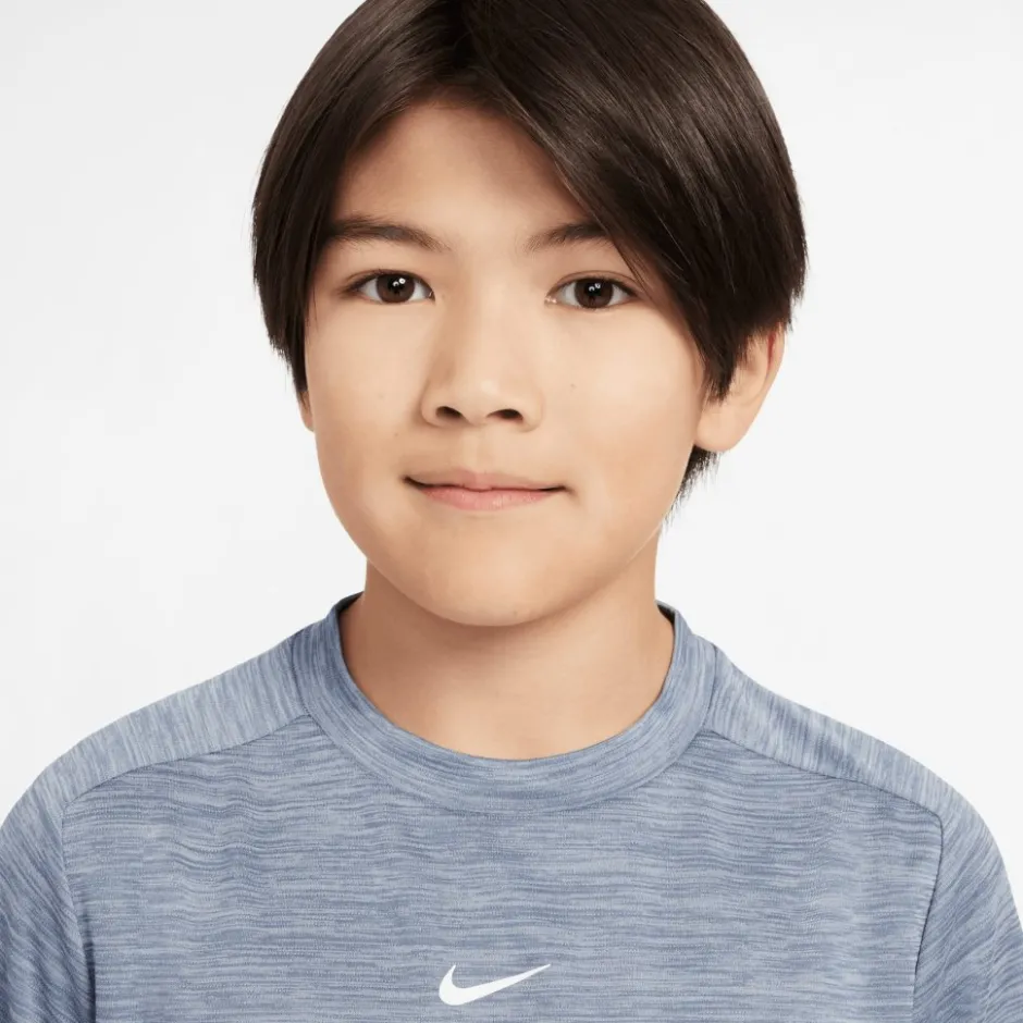 T-Shirts & Tops < Nike uti Dri-FIT hirt KInderen - word indigo/ceetine bue/white HJ3771-499