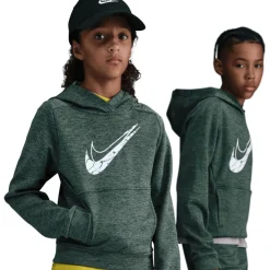 Nike Multi Stain Repel Therma-FIT Hoodie Kinderen - fir/clay green/heather/white HF4414-323