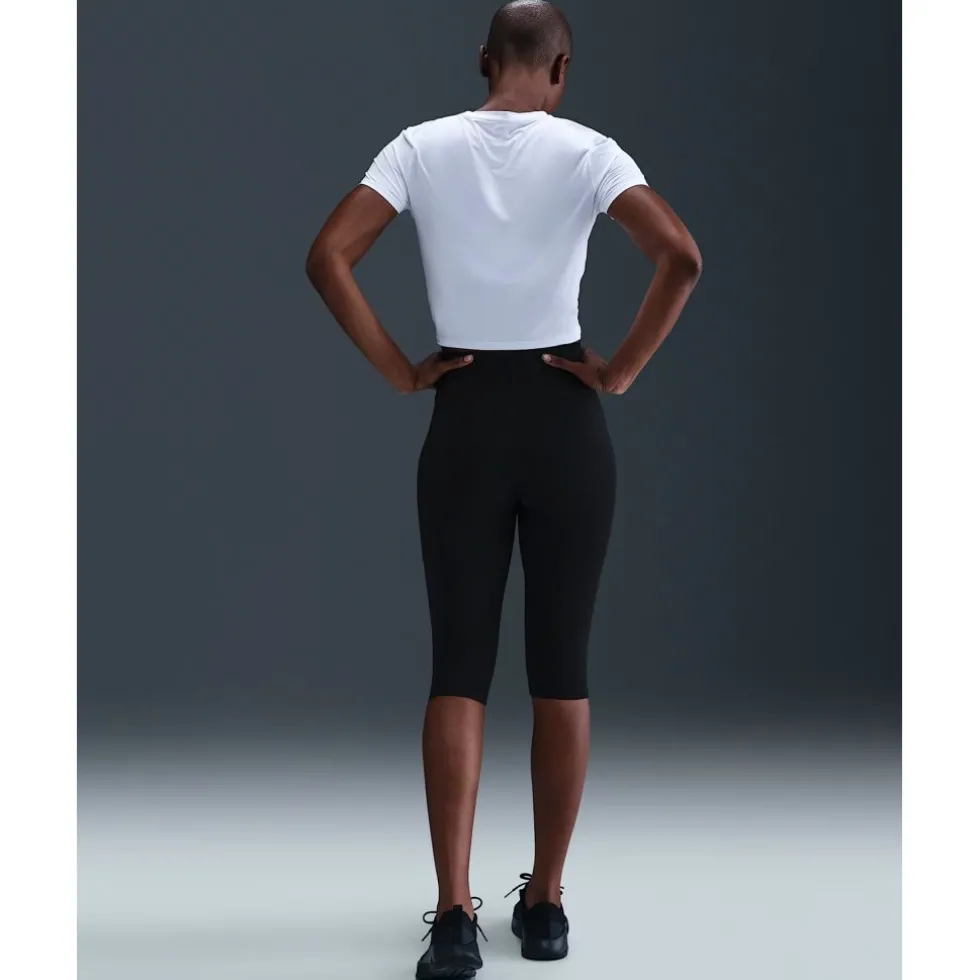 Nike One Capri Tights Dames - zwart/wit IH3770-010