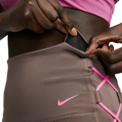 Broeken < Nike One Dri-FIT 7/8 Novelty Legging Daes - plu eclipse/pink glow/pink glow DX0006-291