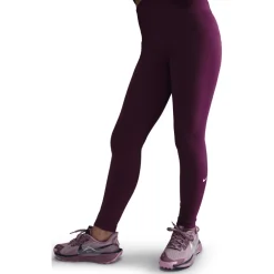 Nike One Dri-FIT Tights Kinderen - bordeaux/white FZ5605-610