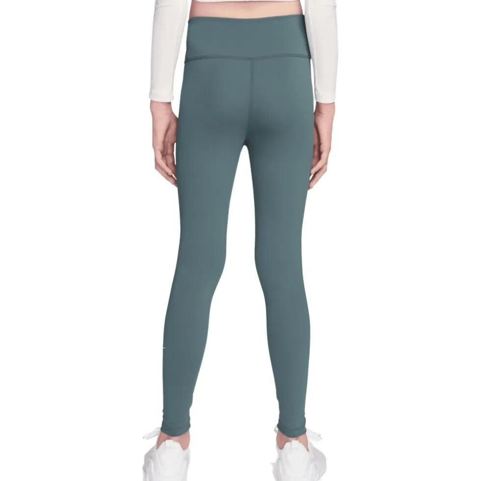Nike One Dri-FIT Tights Kinderen - mineral slate/white FZ5605-382