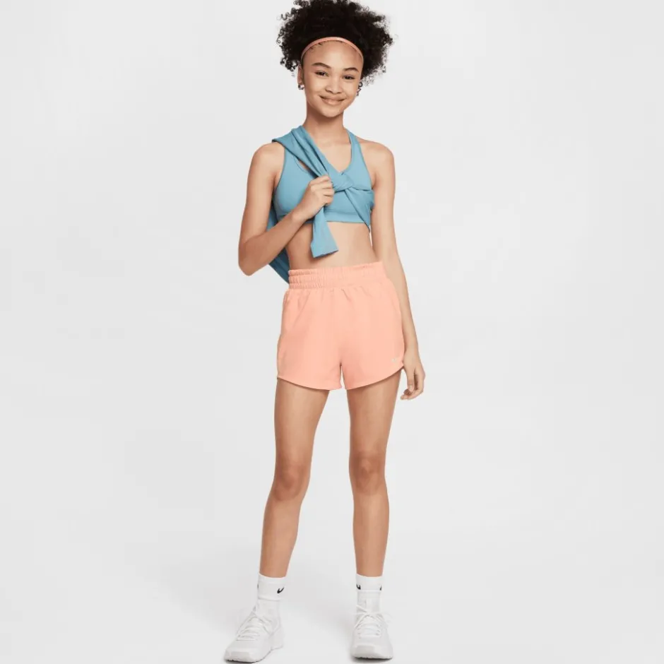Broeken & Rokken < Nike One Dri-FIT Training Shorts Kinderen - apricot agate/white DX4967-844