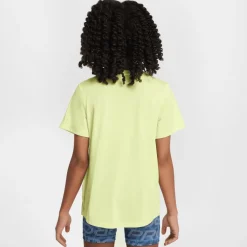 Nike One Fitted Dri-FIT-Shirt Kinderen - light lemon twist/white FZ5600-736