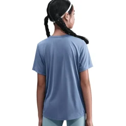 T-Shirts & Tops|T-Shirts & Tops < Nike One Fitted Dri-FIT-hirt Kinderen - world indigo/white FZ5600-499