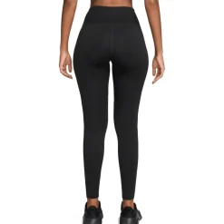 Nike One Seamless Front Leggings Dames - black/white HJ9195-013