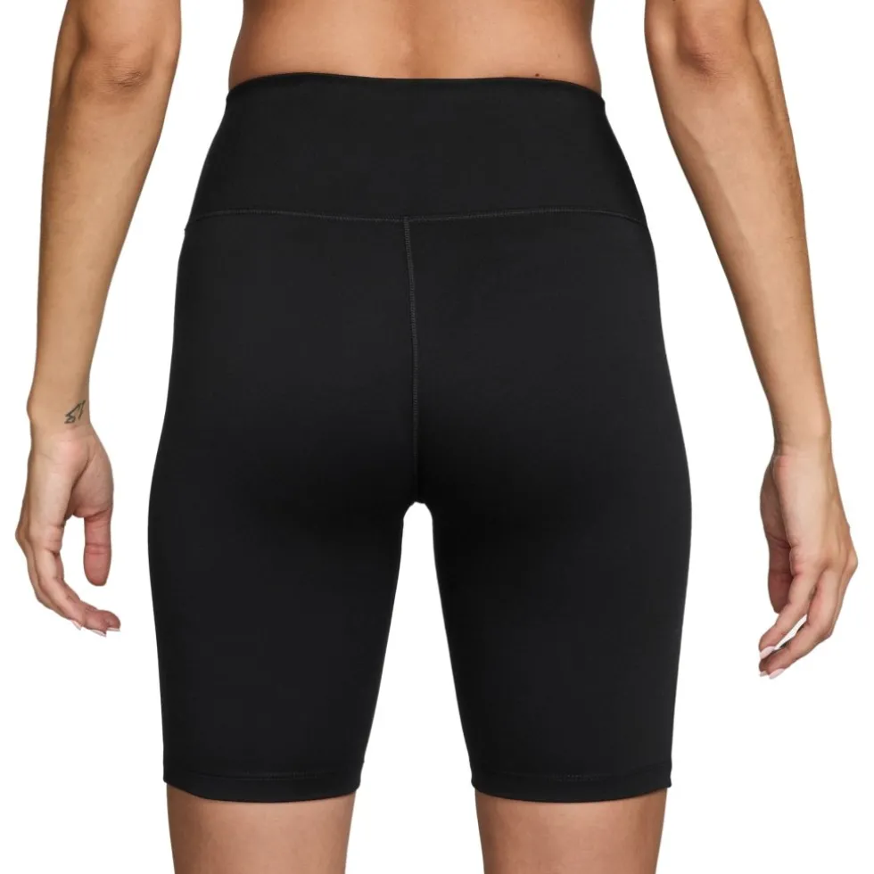 Nike One Dri-FIT 8" Short Dames - zwart/wit IO0581-010