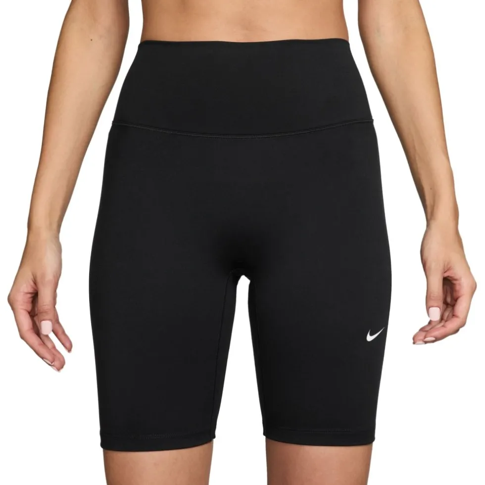Nike One Dri-FIT 8" Short Dames - zwart/wit IO0581-010