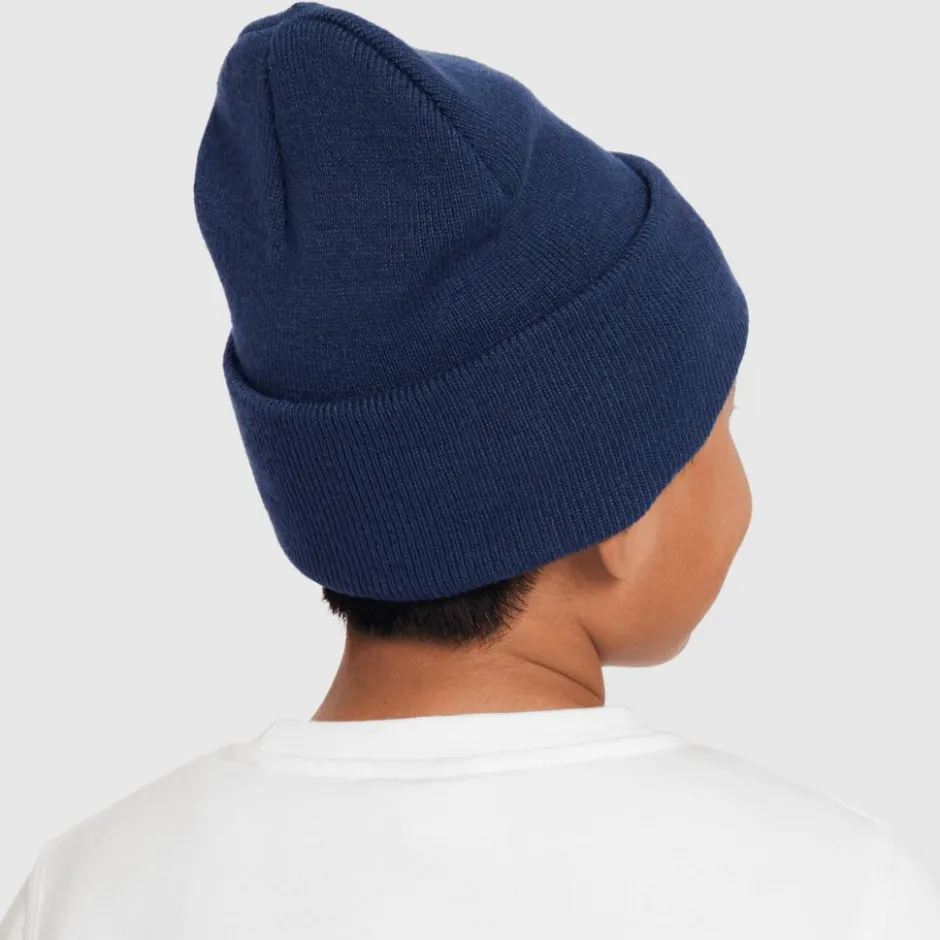Mutsen|Mutsen < Nike Peak Beanie Kinderen - midnight navy/white HF5498-410