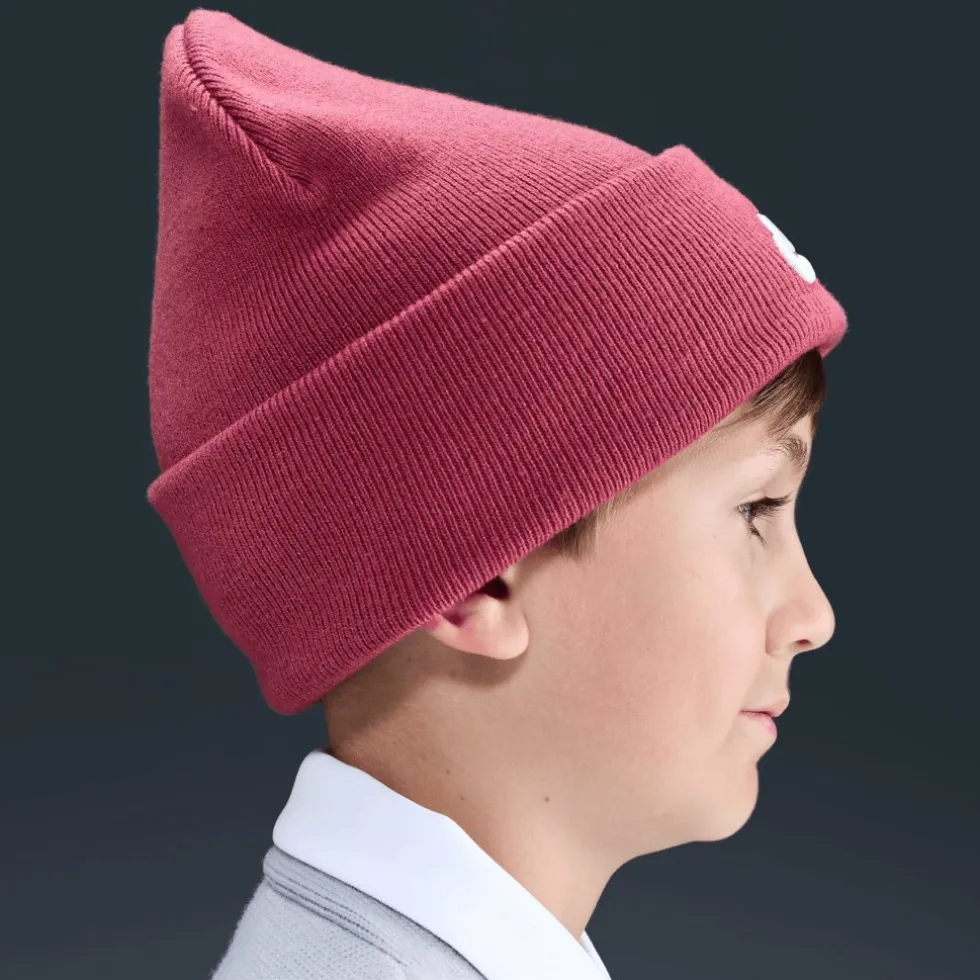 Nike Peak Beanie Kinderen - sweet beet/white HF5498-634