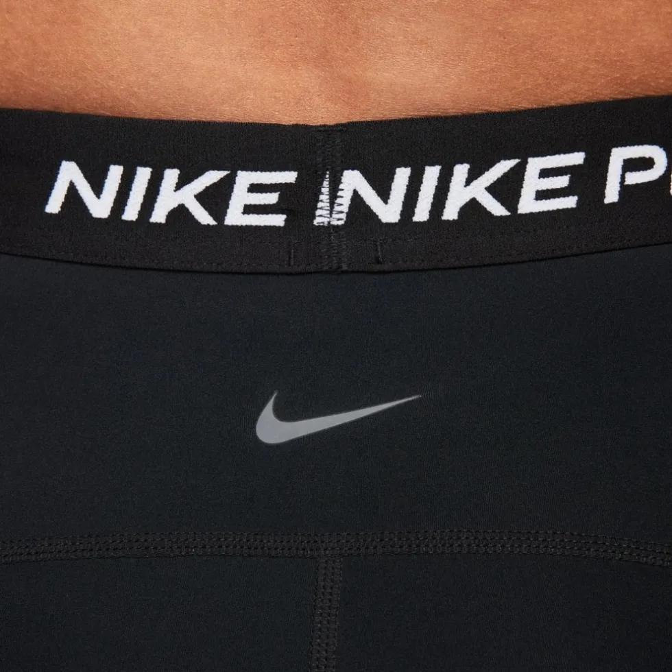 Nike Pro Dri-FIT High-Rise 7/8 Leggings Dames - black/iron grey/white FB5477-010
