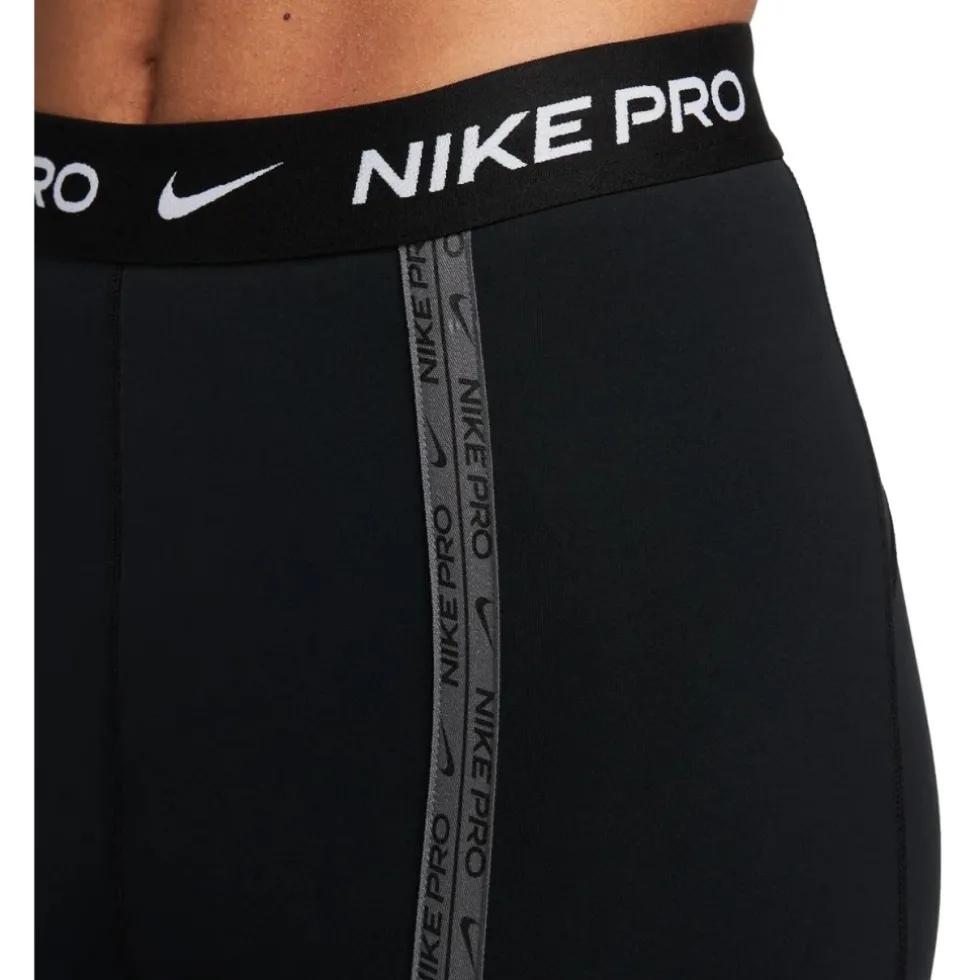 Nike Pro Dri-FIT High-Rise 7/8 Leggings Dames - black/iron grey/white FB5477-010