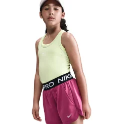 Nike Pro Fleece Dri-FIT Shorts Kinderen - sweet beet/sweet beet/black/white HQ9313-634