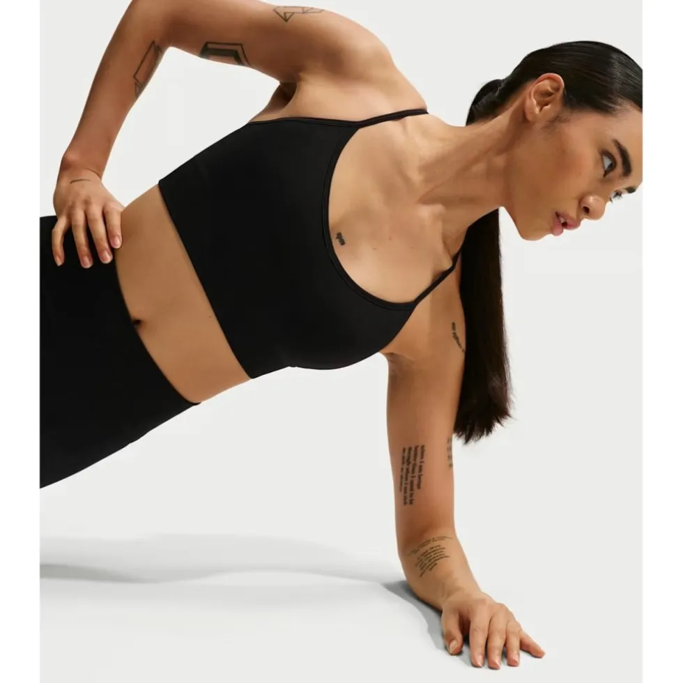 Nike Pro Seamless Sport-bh voor dames - zwart IB9843-010