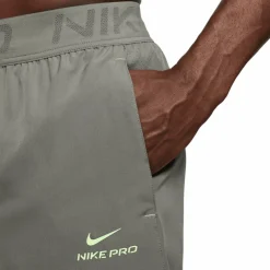 Nike Pro Training Dri-FIT 6" Shorts Heren - light army/light liquid lime HV0411-320