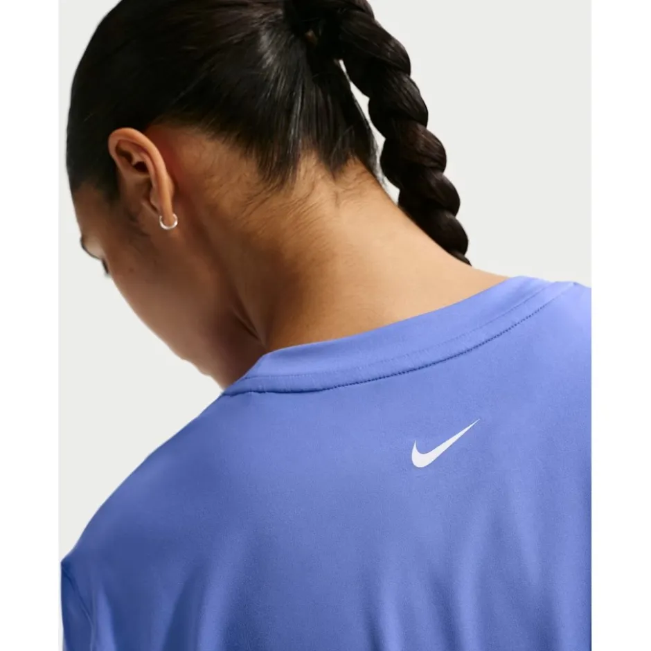 T-Shirts & Tops < Nike Pro t-hirt met wijde pavorm voor dame - apphire/white IQ0820-570