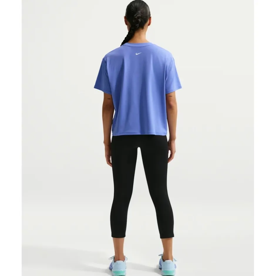 T-Shirts & Tops < Nike Pro t-hirt met wijde pavorm voor dame - apphire/white IQ0820-570