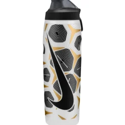 Bidons < Nike Refuel Fles Locking Lid 32oz/946ml - clear/black/flt gold/flt silver/black 934