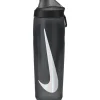 Bidons < Nike Refuel Waterfles Locking Lid 24oz/709ml - anthracite/black/silver iridescent 054