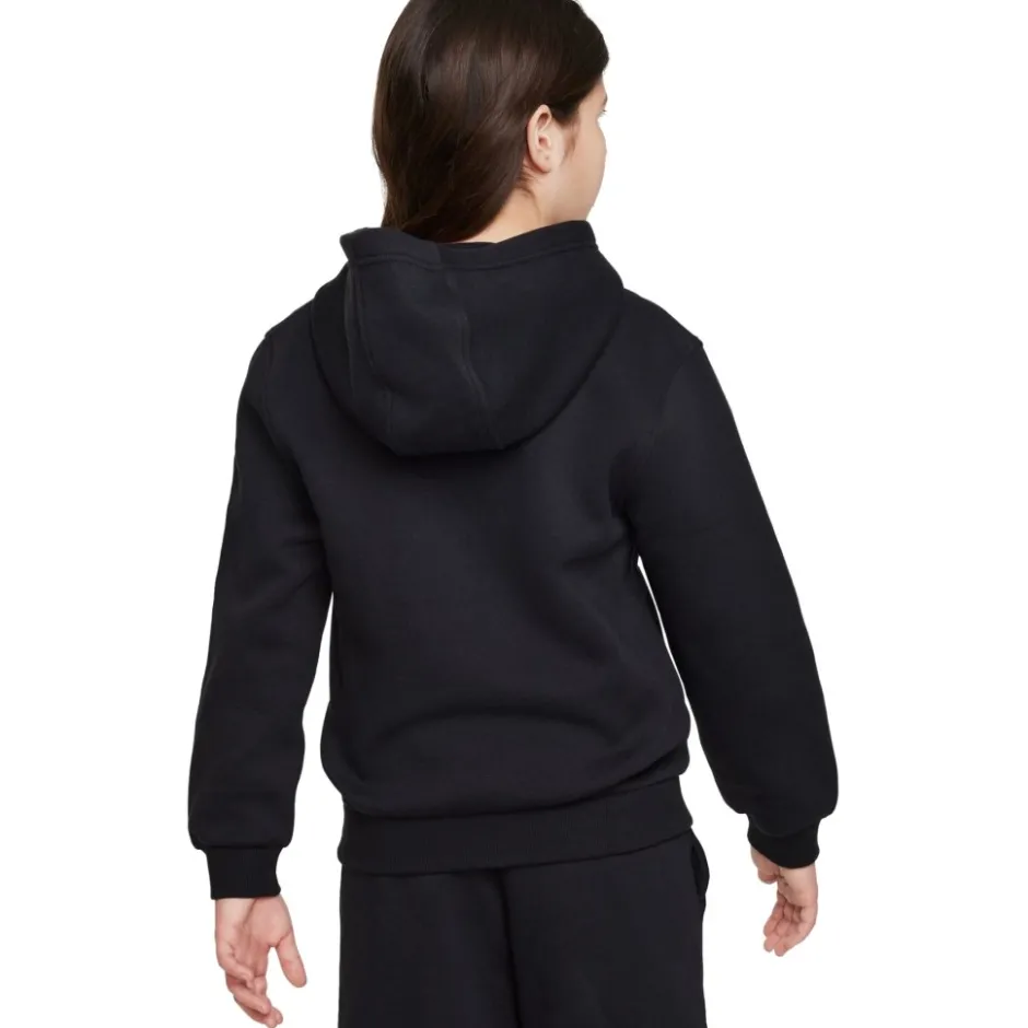 T-Shirts & Tops < Nike portwear Club Fleece Ja met Kap Kinderen - zwart/wit FD3004-010