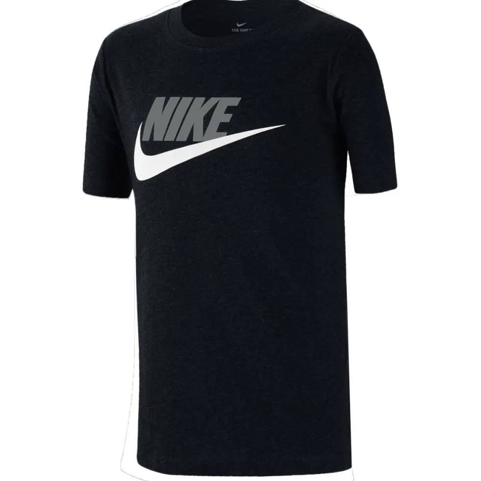 Nike Sportswear T-Shirt Kinderen - black/light smoke grey AR5252-013