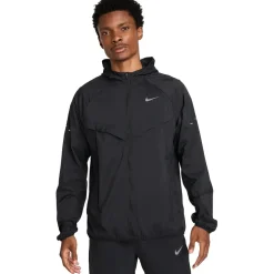 Nike Stride Repel UV Hardloopjas Heren - black/black/reflective silver HV4548-010