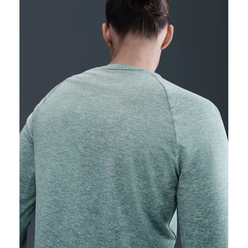 Nike Swift Dri-FIT UV Shirt met lange mouwen Dames - cannon/heather/reflective silver HQ0503-017