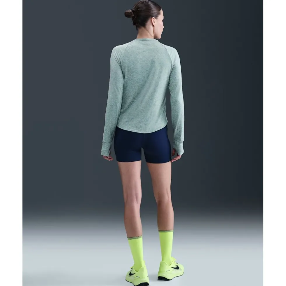 Nike Swift Dri-FIT UV Shirt met lange mouwen Dames - cannon/heather/reflective silver HQ0503-017