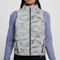 Nike Swift Therma-FIT ADV Reflective Hardloopvest Dames - vast grey/black HV2762-078