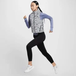 Nike Swift Therma-FIT ADV Reflective Hardloopvest Dames - vast grey/black HV2762-078