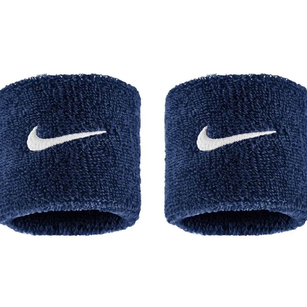 Nike Swoosh Classic Polsbandjes - 2 Pack - collegenavy/white 463