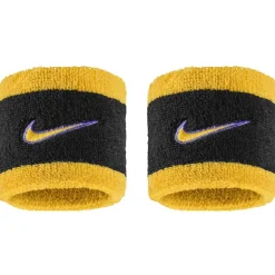 Nike Swoosh Classic Polsbandjes - 2 Pack - black/court purple/university gold 009