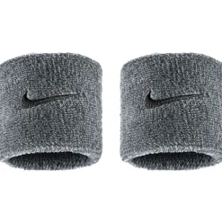 Nike Swoosh Classic Polsbandjes - 2 Pack - coolgrey/black 005